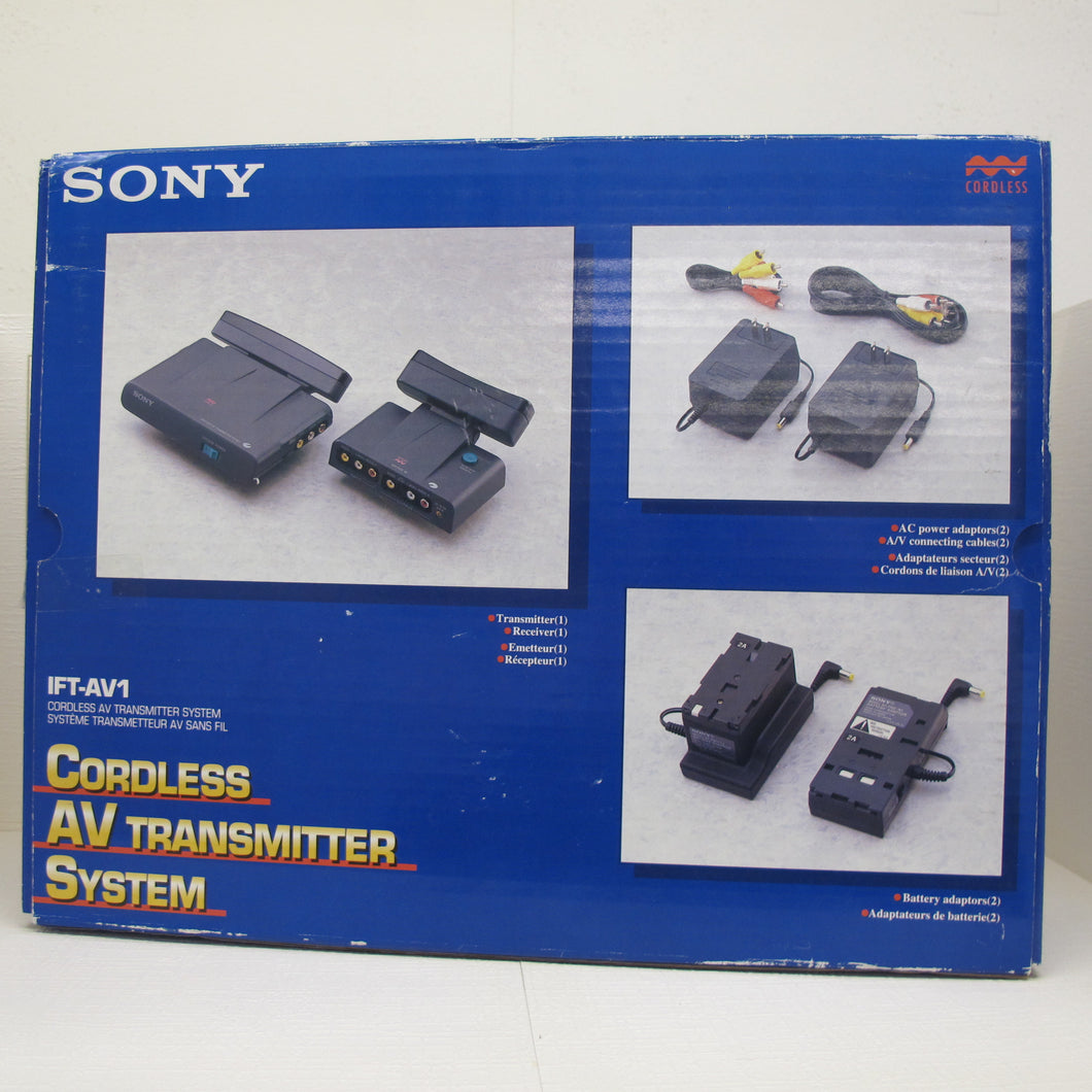 Sony IFT-AV1 Cordless AV Transmitter System - NEW