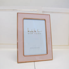Load image into Gallery viewer, Nicole Miller NY 4x6&quot; Picture Pink &amp; Gold Frame
