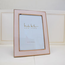 Load image into Gallery viewer, Nicole Miller NY 5x7&quot; Pink &amp; Gold Picture Frame

